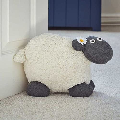 Smart Garden Products 5525005 Woolly Sheep Doorstop Weight for Indoors