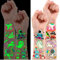 Leesgel Tatuaggi per Bambini, 30 Fogli Luminosi Tatuaggi Temporanei Stickers Trasferelli, Accessorio per Regali Fine Festa, Pignatta e Gadget Compleanno Bambini, Giochi Bambini