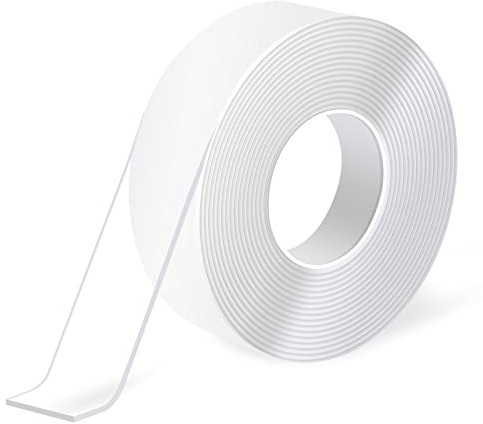 Art3d Double-Sided Tape Heavy Duty (10FT) Mounting Tape, Multipurpose Removable Adhesive Foam Tape, Reusable Transparent Tape for Paste Items, Household