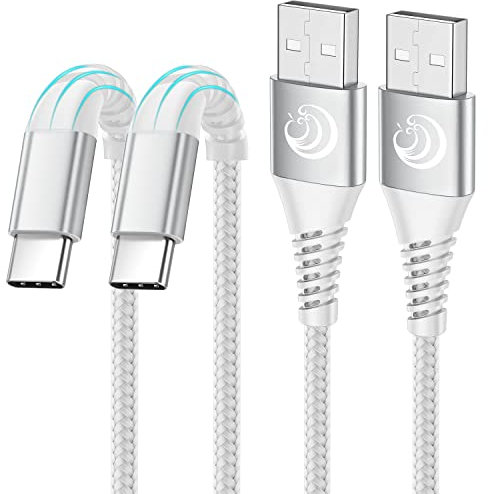 USB C Charger Cable [2Pack/1M] Type C Charger Cable Fast Charging Lead Yosou Phone USB C Charge Cable for Samsung Galaxy S21 S20 fe S22 A12 A13 A33 A53 S10 S9 S8,PS5,Mackbook,iPad Pro/Air 4,OPPO,Pixel