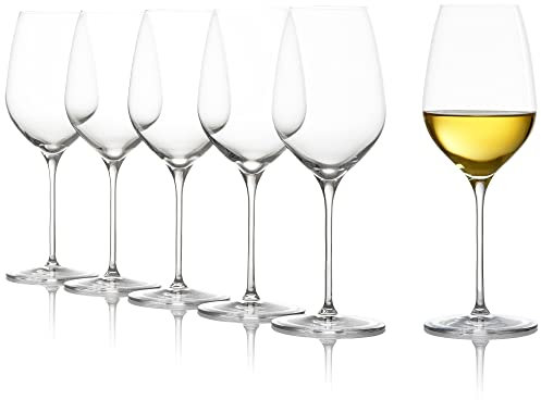 Stölzle_Lausitz Stölzle Lot de 6 verres à vin blanc Fino/Verre à vin blanc/Verre à vin blanc léger élégant/Verre à vin de qualité supérieure