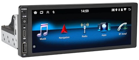 1 DIN Universal 6.9 Touchscreen Android Autoradio GPS Navigation CarPlay