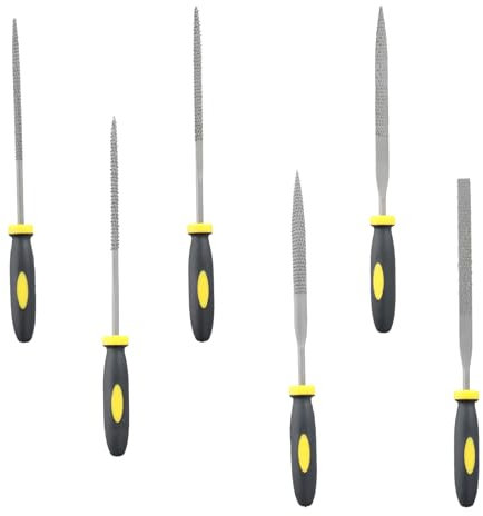 Kit de Limas para Metal y Madera - Juego de Limas Profesionales, Pequeñas y Planas, Ideal para Carpintería y Trabajos Diarios