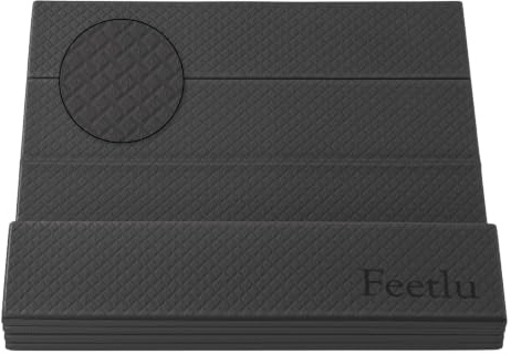 Foldable Yoga Mat – 1/2 Inch Thick, Lightweight, Easy to Store, Non-Slip Travel Yoga Mat for Fitness, Yoga, Pilates, Home Workouts, and Floor Exercises