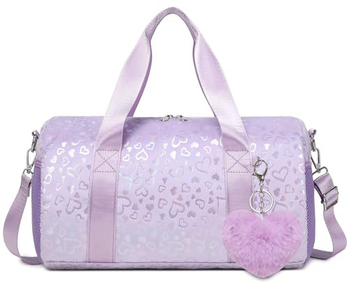 Kimwadalh Peluche Bolsa de Deporte Niñas y Niños Pequeña Bolsa de Viaje para Danza y Gimnasia Ritmica