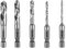 5 brocas en espiral de acero rápido con vástago hexagonal – Broca para madera 3/32,1/8,3/16,1/4,5/16 – Broca de metal de 3 mm – para taladro angular y accesorio de atornillador angular son muy