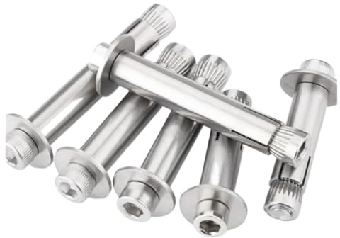 Bulloni di ancoraggio, Bulloni di ancoraggio ad occhiello con testa esagonale in acciaio inossidabile 304 M6 M8 M10 M12(M10x80mm-4pcs)