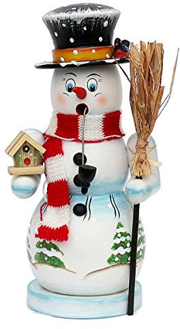 Wichtelstube-Kollektion XL Räucherschneemann Toni 20cm Räuchermännchen Räucherfigur