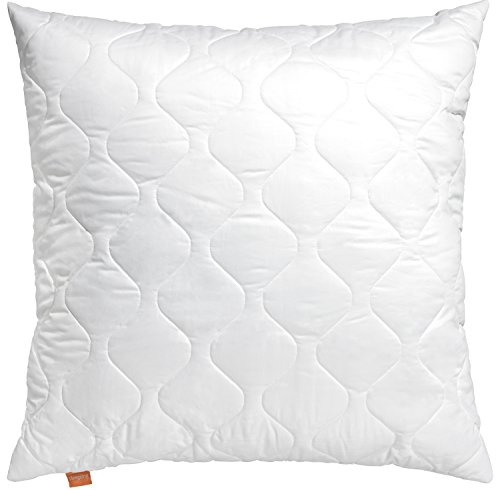 sleepling Kissen 45x45 cm, Sofakissen, Kissenfüllung, Zierkissen für Allergiker, Deko Kissen Füllung 45 x 45, Ökotex, waschbar bis 60 Grad, Made in EU, Komfort 100