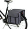 BikyBag Classic – Doppelte Fahrradtasche – 26 L Wasserabweisende Gepäckträgertasche | Fahrradtasche für Pendler & Einkauf (Classic - Grau)