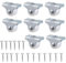 Set de 8 Ruedas Fijas para Muebles Pesados, 25mm (1 inch)