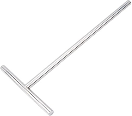 LUDHEP Crepes Distributore in Acciaio Inox, Distributore Per Crepe di T, accessori per crepes maker, pancake manico lungo, per la Cucina di Casa Forniture per Panifici, Ristoranti, 18,5 x 25 cm