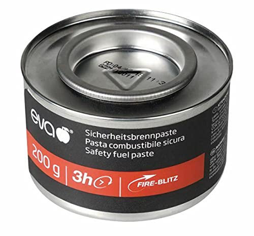 36 x Brennpaste, Gel für Speisenwärmer, Dr. BURCHARD'S | 200g Dosen | ungiftig | Dt. Markenqualität