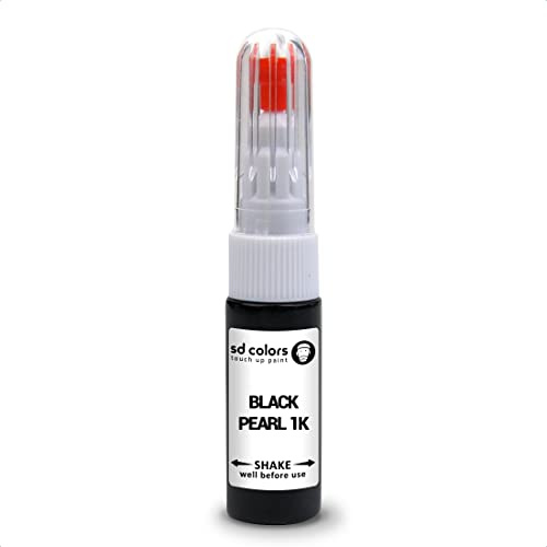 SD COLORS Black Pearl 1K Kit de réparation de stylo de retouche de peinture compatible avec Kia 20 ML