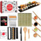 Sushi Maker - Sushi set zum selber machen mit Sushi matte, Japanisches Messer, Essstäbchen, Sushi-Form, Maki-Form, Geschenkidee für Männer und Frauen. sushi set zum selber machen