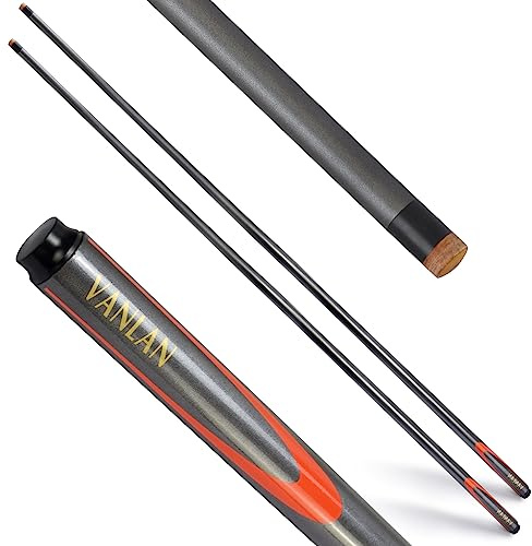 SHIYETA 58-tums kol hållbar professionell biljard köer litet huvud pool köer biljardpinne snooker stång tillbehör tillbehör, biljardtillbehör (13 mm)