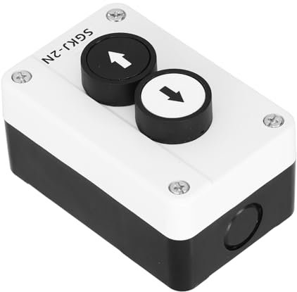 SGKJ 2N Up Down Switch Control Box, Momentary Up Down Switch Station for Hoist Roller Shutter Door, Crane Pendant Hoist