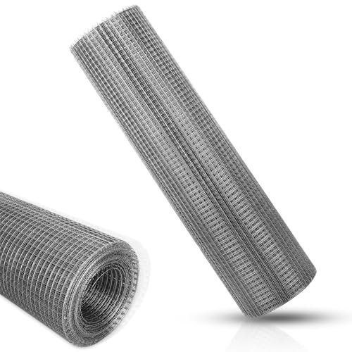 LDHHYH Rodent Mesh Roll 400mm x 6m, Rodent Proofing Metal Mesh, Galvanised Wire Mesh, Rodent Proofing Wire Mesh Roll, Protect Your Home, Chickens, Dogs, Rabbits, Vegetables & More