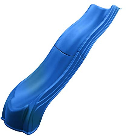 Swing-N-Slide Ws 5032 Olympus Wave Slide 2Piece Plastic Slide for 5' Decks, Blue