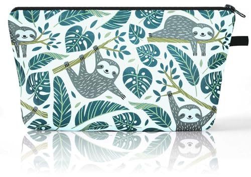 Aucuu Kosmetiktasche Segeltuch, 1 Stück Kleine Kosmetiktasche, Reise Kosmetiktasche, Tragbare Kulturbeutel, Multifunktionale Makeup Tasche mit Reißverschluss, Kosmetikzubehör-Organizer, Mandala-Druck