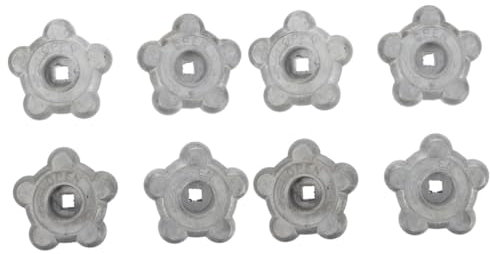 Mikikit 8 Stk Ventil Hand Rad Kugelventilgriff Griff Aus Gusseisen Kugelhandrad Ventile Doppeleckventil Metallgriff Eck-absperrventil Wasserhahn Tor Schlauch Kugelhahn Aluminium Handhaben