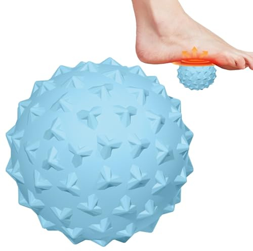 Fotmassageboll - 4,5 cm spets massagerullorb, triggerpunkter, djupvävnadsfrigöring | Muskavslappningsterapiboll
