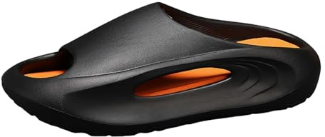 Generiska ortopediska sandaler herr, badtofflor män kvinnor, halkfria tofflor mysiga glid unisex tofflor mjuk tjock sula trekkingsandaler slip-on molnskor gummi badtofflor