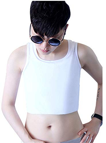 BaronHong Tomboy Trans lesbisk bröstpärm plus size korsett kort linne starkare elastiskt band