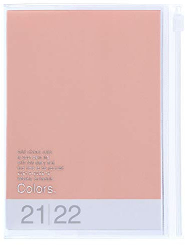 MARK'S 2021/2022 Taschenkalender A6 vertikal, COLORS, Pink: Von September 2021 bis Dezember 2022
