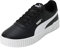 PUMA Damen Carina 2.0 Sneaker, Black White Silver, 39 EU