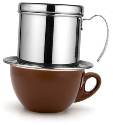 RORPOIR Cafetera De Acero Inoxidable Cafetera Filtro Para Infusiones De Té Práctica Colador Hogar Resistente Al Calor Para Preparar Café y Té