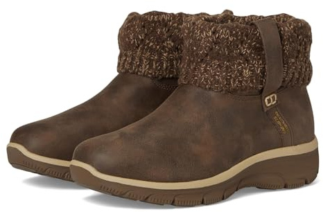 Skechers Women's Easy Going-Cozy Weather 2-Hands Free Slip-ins Ankle Boot, schokoladenbraun, 38 EU
