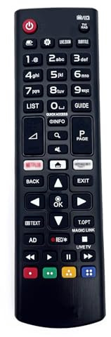 JZK Remote control for LG Smart TV, Replacement remote controller for LG LED LCD television, No Setup required television remote control