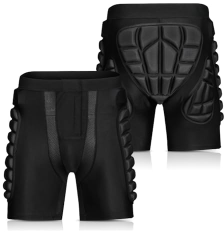 RenDiuJups Pantalones Cortos de Portero con Protección para Cadera y Muslos – Shorts de Fútbol con Almohadillas Acolchadas, Hombre/Mujer (Tallas S-XXL)(M)