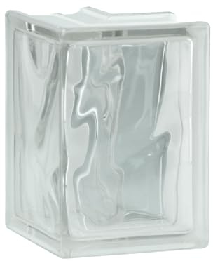 Bloque de cristal básico en forma de nube transparente, 13,2/13,2 x 19 x 8 cm, 1 unidad