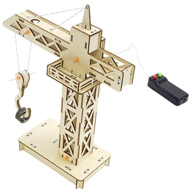 drburpily Bastelprojekt: Kran aus Holz – Fördert das Interesse von Kindern an Fächern und ermöglicht praktische Erfahrungen. EIN tolles Geschenk für Kinder!