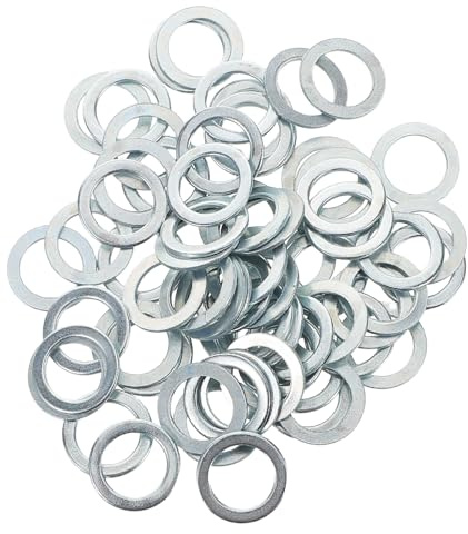 Homoyoyo 100piezas Arandelas de Aluminio para Patinetas Diseño Multifuncional y Fácil Instalación, Compatibles Soportes y Tablas de Surf para Deportes Variados