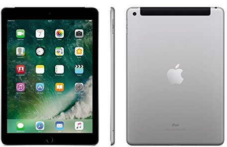 Apple iPad 9.7 (5th Gen) 32GB Wi-Fi + Cellular - Space Grey - Unlocked (Renewed)