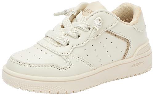 Geox Damen J WASHIBA Girl D Sneaker, LT Ivory, 38 EU