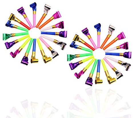 XPE 30 PCS tröte faschingsdeko faschingsdeko party clown partytröten kinder party tröten party faschingsparty kinder zubehör pfeife karneval party-pfeife tröte geburtstag fasching deko kinder