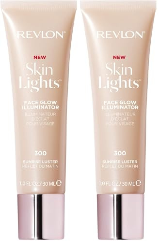 Revlon SkinLights Face Glow Illuminator, Sunrise Luster (Pack of 2)