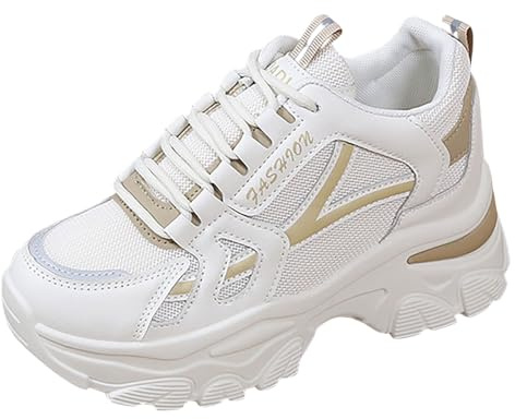Generico Sneakers Donna Alte Invernali Stivali In Pelle Donna Con Tacco Alto Stivali Neri Donna Alti Senza Tacco Scarpe Invernali Donna Con Zeppa Maculato Scarpe Donna Invernali