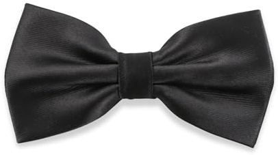 Massi Morino Fliege Herren Schwarz vorgebunden und verstellbar - Schwarze Anzug Herrenfliege | Bow Tie mit großer Farbauswahl