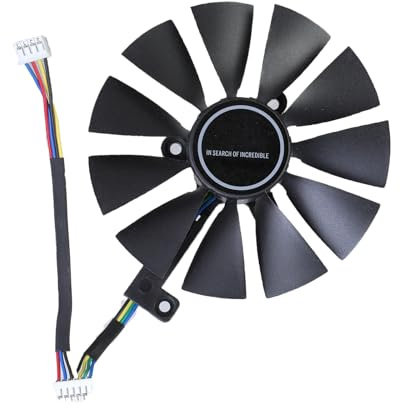 Mocoocouture Ventola di raffreddamento GPU ad alta efficienza per scheda grafica FDC10U12S9-C 2070 4/6/7Pin e funzionamento silenzioso, Easy Installation Cooling