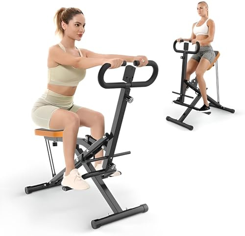 Machine de squat à domicile avec entraînement réglable des abdominaux et des jambes, écran LCD et pédales antidérapantes pour entraînement à la presse assistée