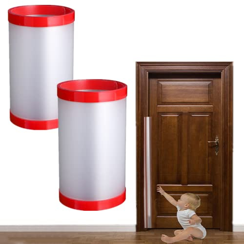 bangminda 2 Stück Fingerklemmschutz Türen für kinder Türschutz Türscharnierschutz Kindersicherung Tür-Fingerschutz Selbstklebend Türklemmschutz Kunststoff Fingerklemmschutz 120 x 17 CM