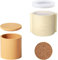 BOOWAN NICOLE Klassische Silikonform für Kerzenglas, Zementform für Kerzengefäße mit Deckel zum Selbermachen (SH0989-1 SH0989-2)
