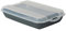 Novaliv Antracita Premium – Fiambrera con tapa transparente, recipientes para salchichas y quesos, dimensiones 25 x 17 x 5 cm, organizador para nevera