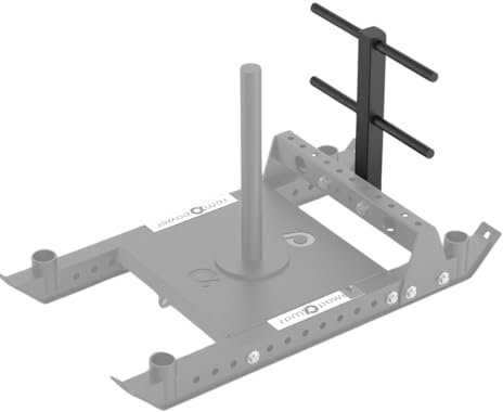 RPM Power Prowler Fitnessschlitten in handelsüblicher Qualität – Premium Gewichtsschlitten für Krafttraining (Doppelgriffschlittenbefestigung)