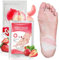 2 Paia Maschera Piedi Esfoliante,Maschera per Piedi Efficace Cura dei Piedi i Scrub Piedi,Maschera Esfoliante Piedi per Donne e Uomini,Rimuove Pelle Morta e Secca（ Fragola Pesca）
